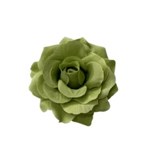 1 Peça Grampo de Cabelo Tipo Garra com Flor de Rosa de Cor Sólida, Acessórios Escolares