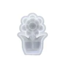 DIY滴膠矽膠模具，3D小花造型蠟燭製作模具，家居裝飾擺件 - 立體泫雅小花模具 - 查看 5