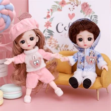 1pc 16cm Changeable Doll Princess Set Ornament Toy Birthday Gift - Multicolor - View 3