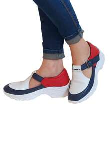 Lirom Women Wedge Sneakers - Nhiều màu - Xem 6