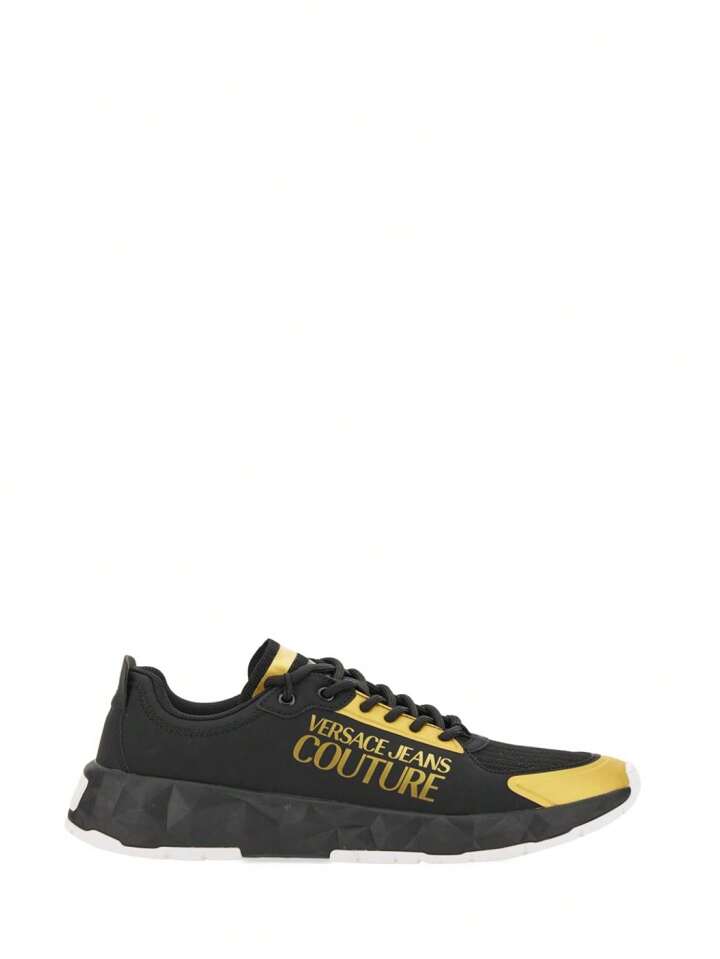 スニーカー VERSACE Men Sneakers 75YA3SB4ZS876G89 Black Gianni Versace Men's Casual Shoes BLACK 75YA3SB4ZS876G89
