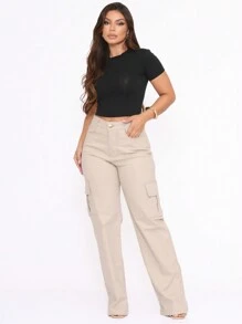 Stillger Moda Jeans Women Jeans - 米色 - 查看 3