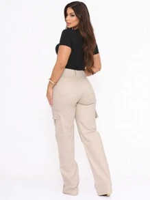 Stillger Moda Jeans Women Jeans - 米色 - 查看 5