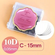 SONG LASHES SONG LASHES6D 8D 10D Abanicos sueltos Abanicos prefabricados Base puntiaguda Raíz delgada y afilada,pestañas pestans extensiones de pestañas