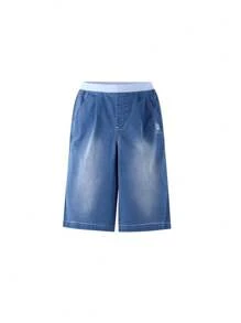 Annil Mädchen Denim Captcha Sommer Kollektion, Schüler Mode Lässig Shorts