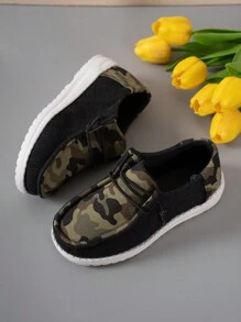 Kids' & Teenagers' Camouflage Casual Sports Shoes, Lightweight And Adorable, Perfect For Outdoor Walking