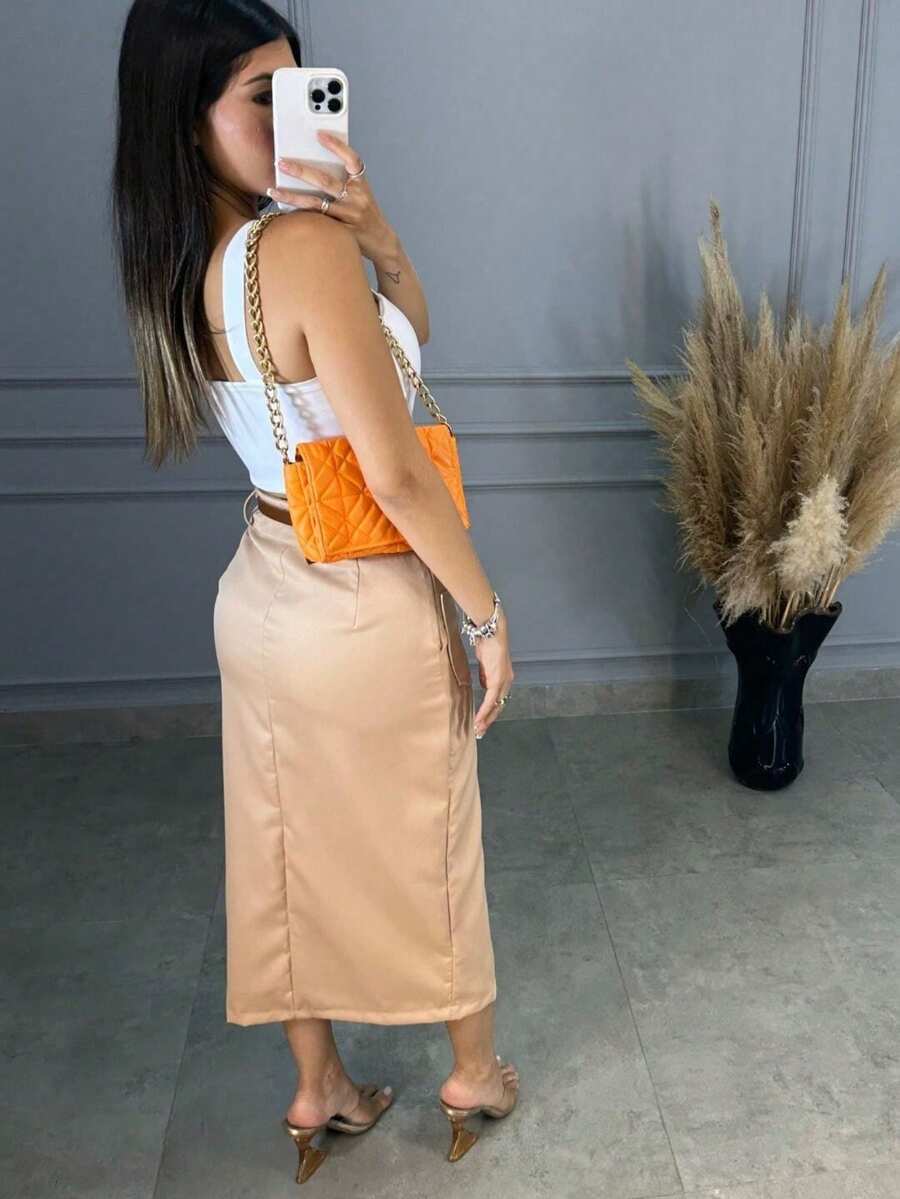 Women Skirts - NUDE - Xem 1