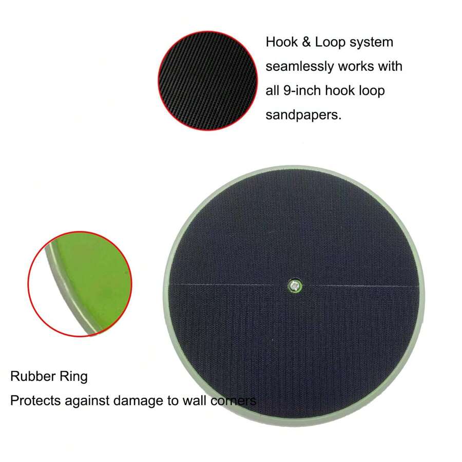 9 Inch Drywall Sander,360 Degree Rotary Round Ceiling Radial Sander