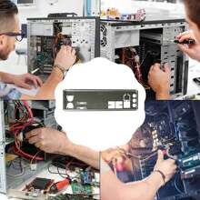 I/O Shield Back Plate For B250B B75PE Mining Motherboard IO Baffle Chassis Bracket