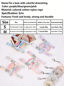 A Cute Pet Leash Wing Shaped Vest Chest Strap Teddy Small Dog Leash