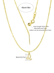 FOREVER QUEEN Srebro próby 925 12 Wisiorek w konstelację 12 Konstelacja Kobiety Naszyjniki Biżuteria Znakomity Prosty, klasyczny Styl Delikatny Kobiety Prezent urodzinowy Dziewczyna , Przyjaciel , Prezenty - Złoto - Zobacz 4