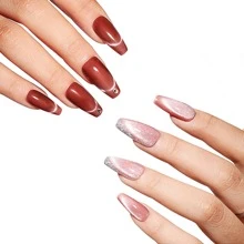 Gellen Conjunto De Esmalte Em Gel Gellen Holográfico Com Glitter E Olho De Gato Com Imã 6 Peças Conjunto De Esmalte Em Gel Uv/led Da Série Galaxy Romântica Para Manicure Diy Em Casa E Salão De Unhas Arte De Unhas