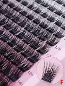 144 Piezas Pestañas Postizas Naturales, Ligeras Y Suaves Para La Extensión De Pestañas - D - Ver 7