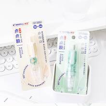 Push Type Correction Tape With Replacement Refills, Double-Sided Adhesive Strong Sticky Tape For Children, Transparent Glue - Multicolor - View 3