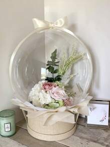 4pcs Transparent Expandable Bubble Balloon, 20/24/36 Inch, Wedding/Birthday Party Decorations, Baby Bath Decor