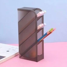 1 Máy Tính Chữ Z Bút Đa Chức Năng Để Bàn Bằng Nhựa Nhà Tổ Chức, Hình Chữ Nhật Và Đứng Đựng Bút - Nhiều màu - Xem 10
