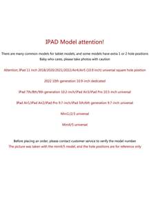 Apple 1 件彩色熊设计 iPad 保护壳适用于 iPad 7/8/9、iPad Air 5/4/3 第 9 代 10.2 英寸、iPad Pro 11 英寸、iPad Mini 7、iPad Air 6、硅胶全身保护套 - 粉色 - 查看 7