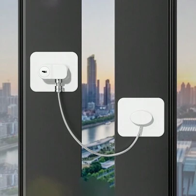 1/2pcs Child Lock For Drawers, Refrigerators, Windows, No Drill Required Key Lock