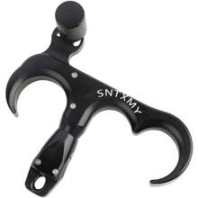 1 Miếng Đen Bắn cung Giải phóng Sự giúp đỡ Công cụ , Cung tổng hợp Giải phóng , 360° Xoay Ngón tay cái Giải phóng , Cung tổng hợp Giải phóng - màu đen - Xem 1