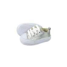 Baby Sneakers - Prata branco - 查看 2