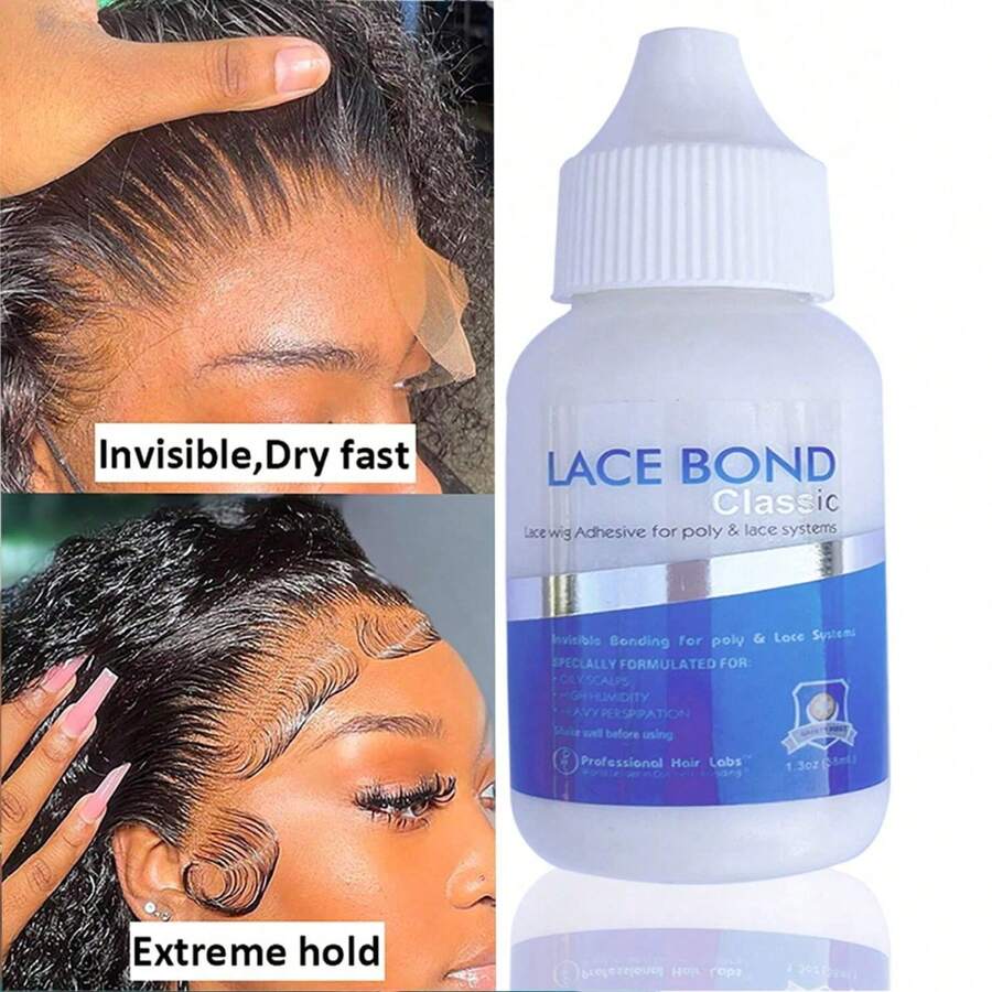 2PC/Set LACE BOND Wig Glue &Wig Glue Remover, Waterproof Lace Front Wig Glue For Wigs With Tools