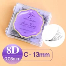 SONG LASHES SONG LASHES6D 8D 10D Abanicos sueltos Abanicos prefabricados Base puntiaguda Raíz delgada y afilada,pestañas pestans extensiones de pestañas