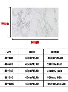1 rol marmer zelfklevende behang, wit en grijs marmer contactpapier verwijderbaar en herbruikbaar voor kasten, aanrechtbladen, spatwanden (15,76 inch x 118 inch), stickers, muurstickers, vinylstickers voor huisdecoraties, lentedecoratie-artikelen verfrissen uw huis, Rama decoratiestickers