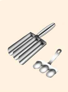 2入組肉丸製作器,手動肉丸製作器,廚房肉丸製作器附刮刀,家庭肉丸製作器,肉丸勺,肉丸勺製作器,不粘魚圓製作器,廚房用品,廚房工具 - 彩色 - 查看 9