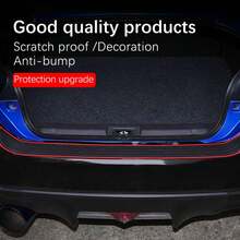 1pc Car Rear Bumper Protector Rear Trunk Guard Anti-Scratch