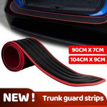 1pc Car Rear Bumper Protector Rear Trunk Guard Anti-Scratch