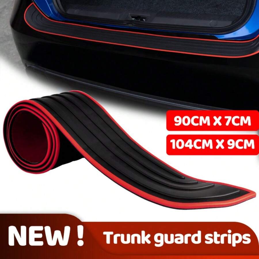 1pc Car Rear Bumper Protector Rear Trunk Guard Anti-Scratch