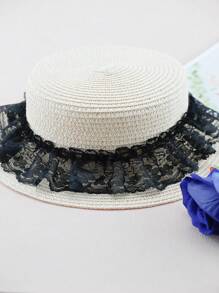 Pleated Lace Trim Clothing Sewing Supplies, DIY Craft Decoration Ribbon For Bag, Hats, Dress, Skirt Hemline - Black - View 3