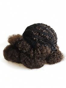 非洲鬃毛狀捲髮全機制合成耐熱假髮，哥特式鬃毛狀假髮適用於新年、派對、角色扮演和日常使用