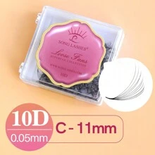 SONG LASHES SONG LASHES6D 8D 10D Abanicos sueltos Abanicos prefabricados Base puntiaguda Raíz delgada y afilada,pestañas pestans extensiones de pestañas