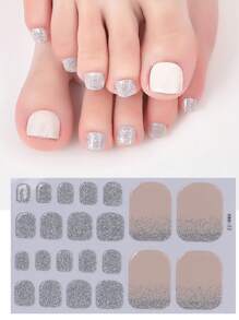 3 Phối màu Long lanh Sau đó Sơn móng tay Hình dán Giường đôi Dây Quấn Tự dính Sau đó Đầu Móng Tay Chân Hình dán Ánh sáng lung linh Thiết kế Mùa hè Đồ trang trí Làm móng tay - Nhiều màu - Xem 3