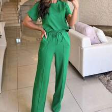Women Two-Piece Outfits - 綠色 - 查看 1