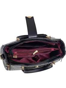Fashionable And Personalized Crocodile Pattern Soft Leather Bag For Middle-Aged And Young Women, Simple And Versatile For Travel, Office, Tourism, And Business Trips, Best Mother's Day Gift Ideas, Mother Day Gifts, Mom Gifts, Mommy's Essentials, Mommy Bag For Going Out, Eye-Catching Work Bags For Women