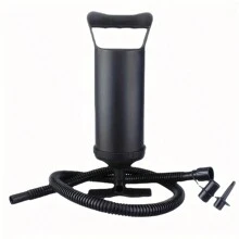 1pc Inflatable Cup Holder With Bidirectional Air Pump, Camping Manual Pump, Portable Small Air Pump For Inflatable Bed, Quality Guaranteed - Black - View 8