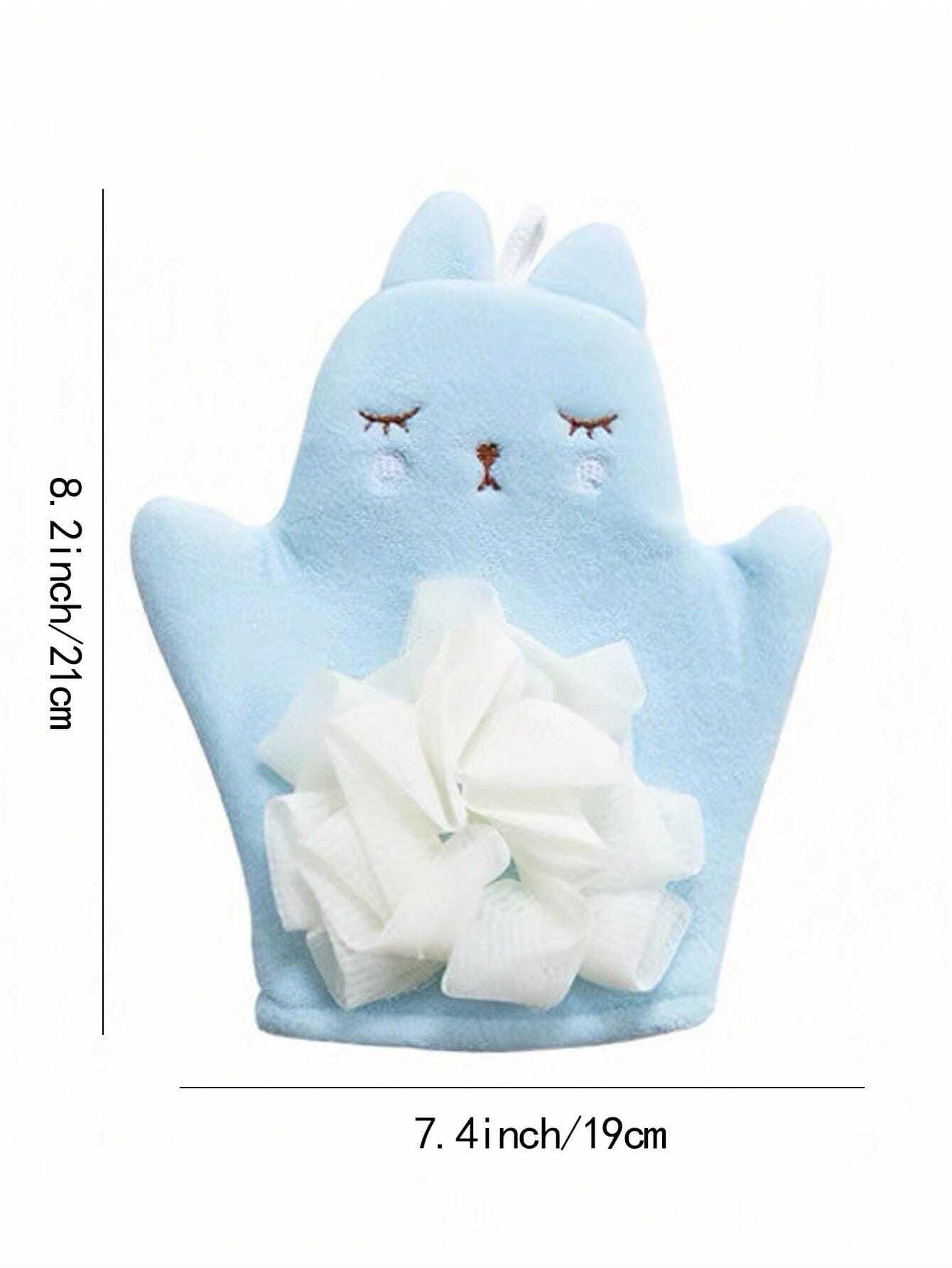Cartoon Terry Cloth Bath Sponge Mitts Puppet Cute Hand Puppets  Bath Glove main image 0