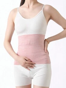 1件女款春夏薄款收腰束腹帶，純色彈性束腰，適合戶外運動、瑜伽、跑步 - 彩色 - 查看 21