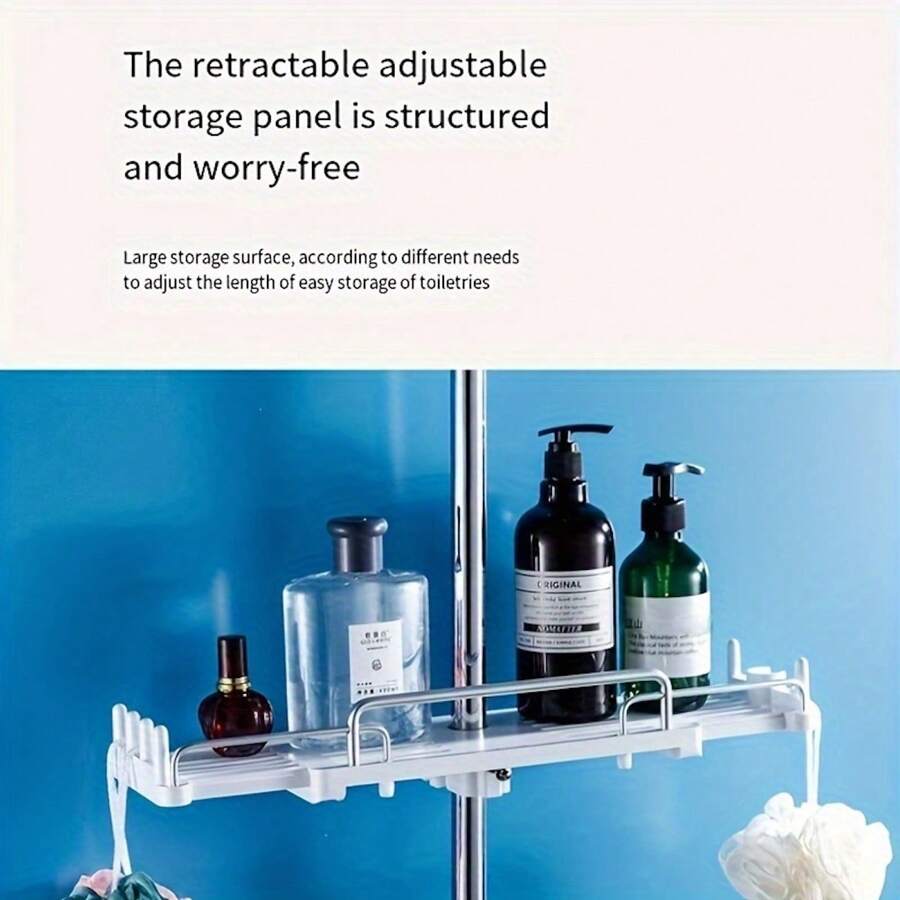 Klappregal Für Bad & Küche - Faltbarer Dusch-Organizer Für Shampoo & Co.