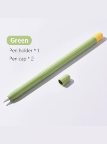 1pc Silicone Case With Anti-Lost Strap And Cap Holder Compatible With Apple Pencil 1st Gen/2nd Gen Gifts For Mother, Family, Friends, Birthday, Holiday Stylus Pen