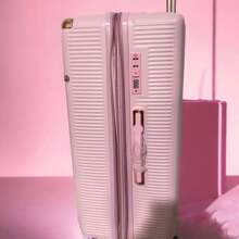 Maleta de 25 kg rosa claro expandible 5 cm más con seguro - Rosa - Ver 2