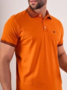 Urban Zone Jeans Men Polo Shirts - 1焦糖色+1白色 - 查看 3