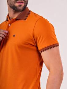 Urban Zone Jeans Men Polo Shirts - 1焦糖色+1白色 - 查看 4