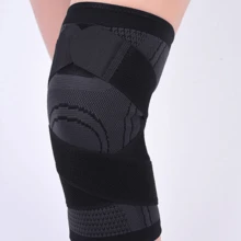 專業運動護膝帶，防滑，可保護籃球、跑步、深蹲、運動和騎行期間的膝蓋，一片裝