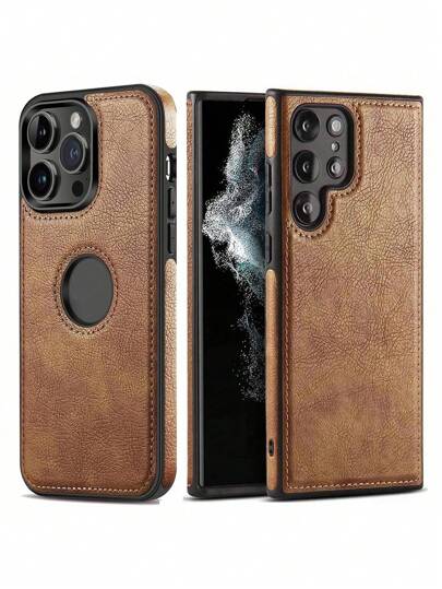 Apple Iphone Cases For Men Luxury Business PU Leather Case Compatible With Samsung Galaxy S22 S23 S24 Ultra Case IPhone 11 12 13 14 15 16 Pro Max Plus Shockproof Thin Cover