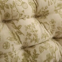 1pc Crown Shaped Crystal Velvet Pillow Headboard Cushion, Solid Color - Print Jungle Rabbit - View 5