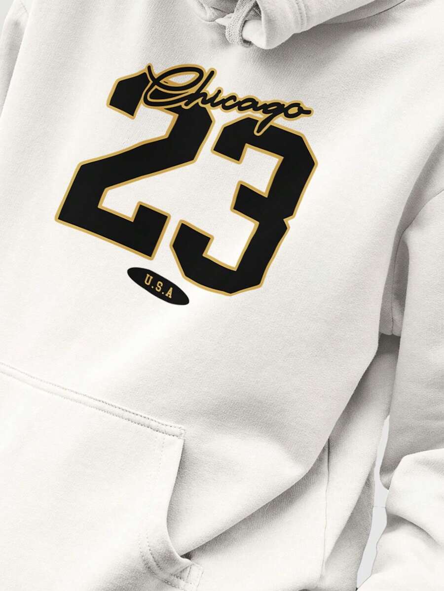 Men Hoodies - 白色 - 查看 1