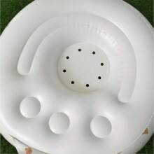 1 Tabouret De Bain Pvc En Forme De Tête D'animal De Bébé, Siège De Style Nordique Adapté À Une Utilisation Quotidienne